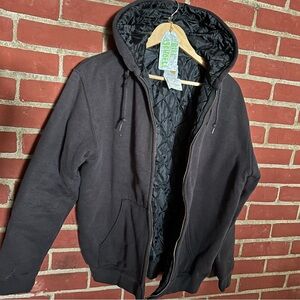 Men's Black Hooded Sweater